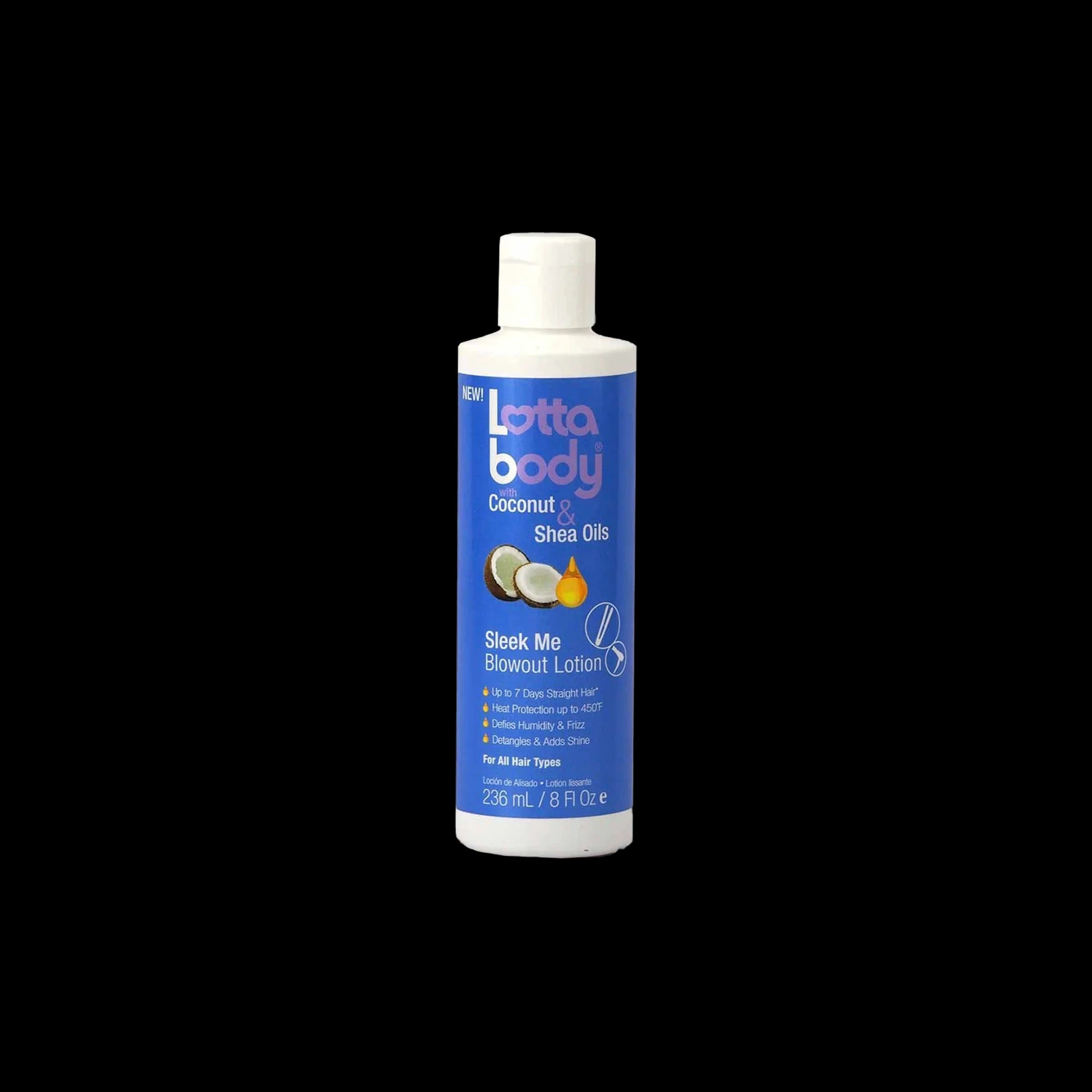 LottaBody Coconut & Shea Oils Sleek Me Blowout Lotion 8oz