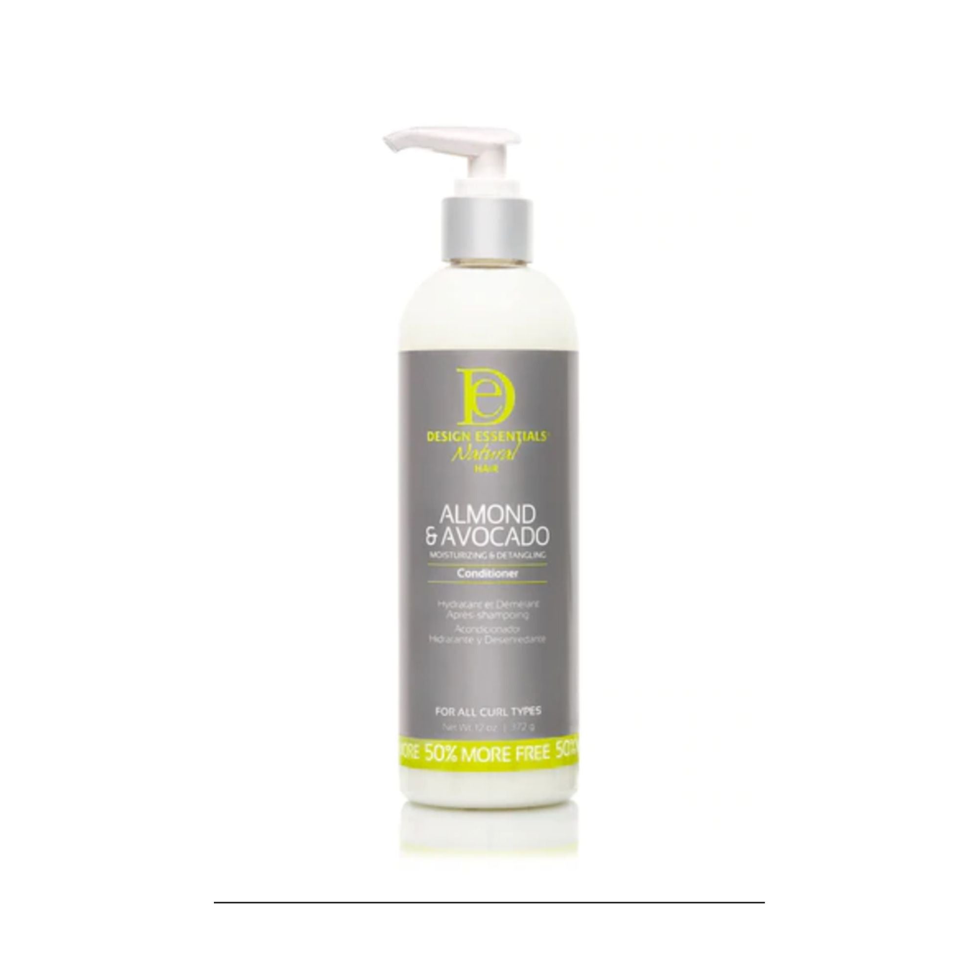 Design Essentials Almond & Avocado Moisturising & Detangling Conditioner 12oz