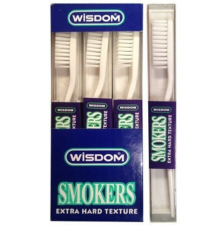 Wisdom Smokers Extra-Hard Texture Toothbrush