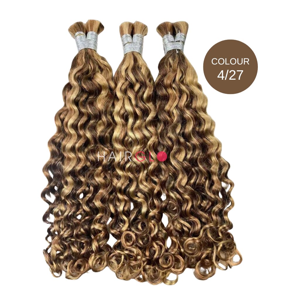 Water Wave Human Hair Bulk for Boho & Goddess Braids | HAIRGLO
