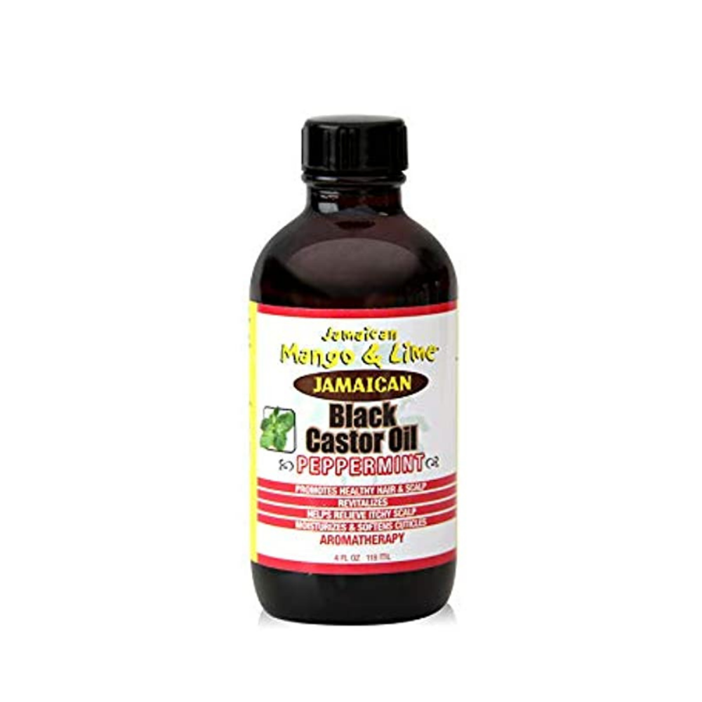 Jamaican Mango & Lime Black Castor Oil Peppermint 4oz