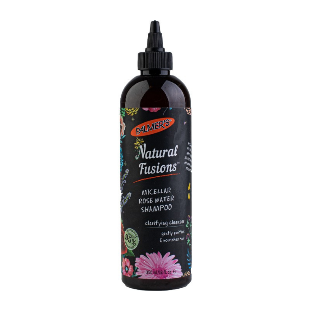 Palmers Natural Fusions Micellar Rose Water Cleanser Clarifying Shampoo 12oz