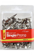 3124 80 Count Metal Single Prong Clips