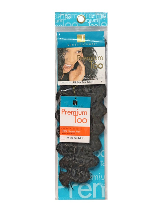 Premium Too Human Hair Blend Deep Wave Weave