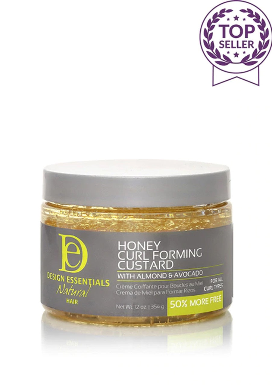 Design Essentials Almond & Avocado Honey Curl Forming Custard 12oz