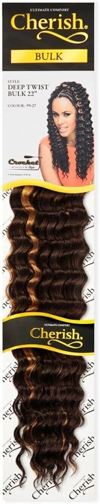 Cherish Bulk Deep Twist Braiding & Crochet Hair 22"