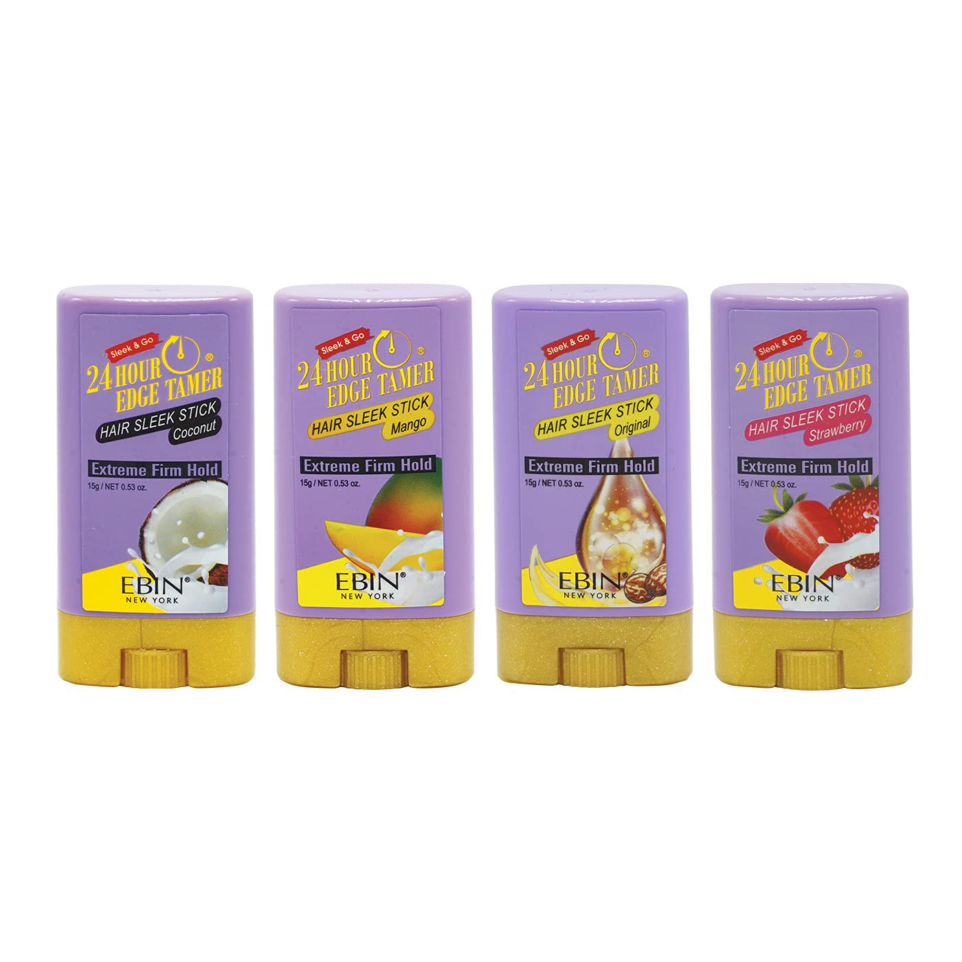 EBIN New York 24 Hour Edge Tamer Firm Hold  Hair Sleek Stick 15g