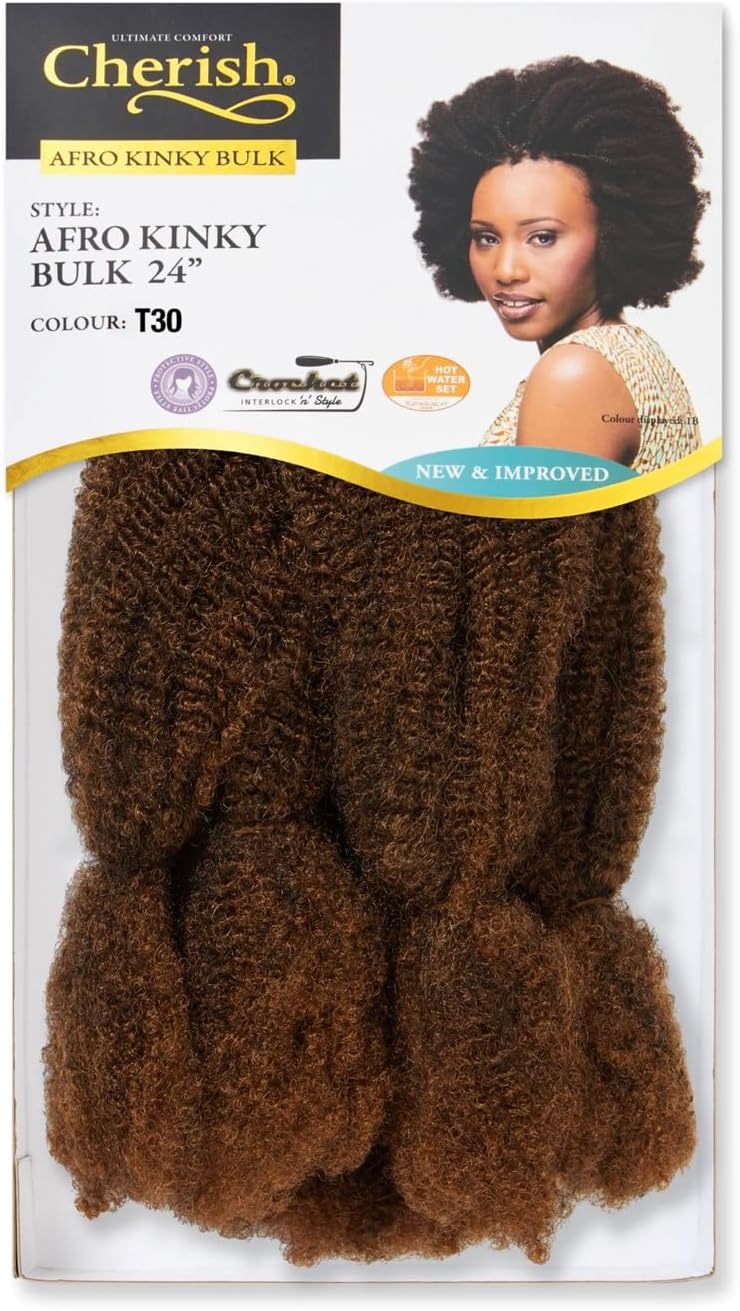 Cherish Bulk Afro Kinky Braiding & Twisting Hair