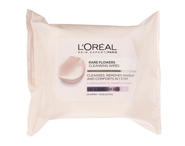 L'Oreal Rare Flowers Face & Eye Make-Up Removing Wipes