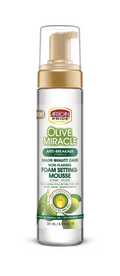 African Pride Olive Miracle Non-Flaking Foam Setting Mousse 8oz