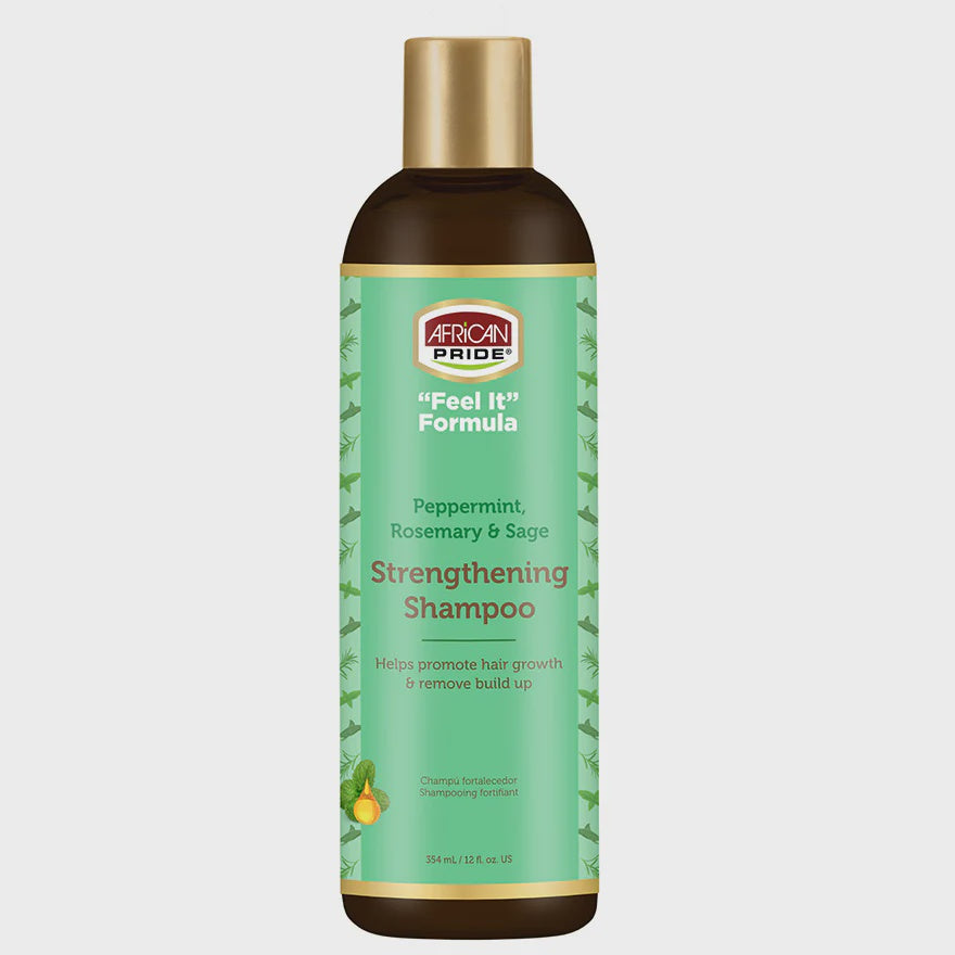 African Pride Rosemary & Sage Peppermint Shampoo 12oz