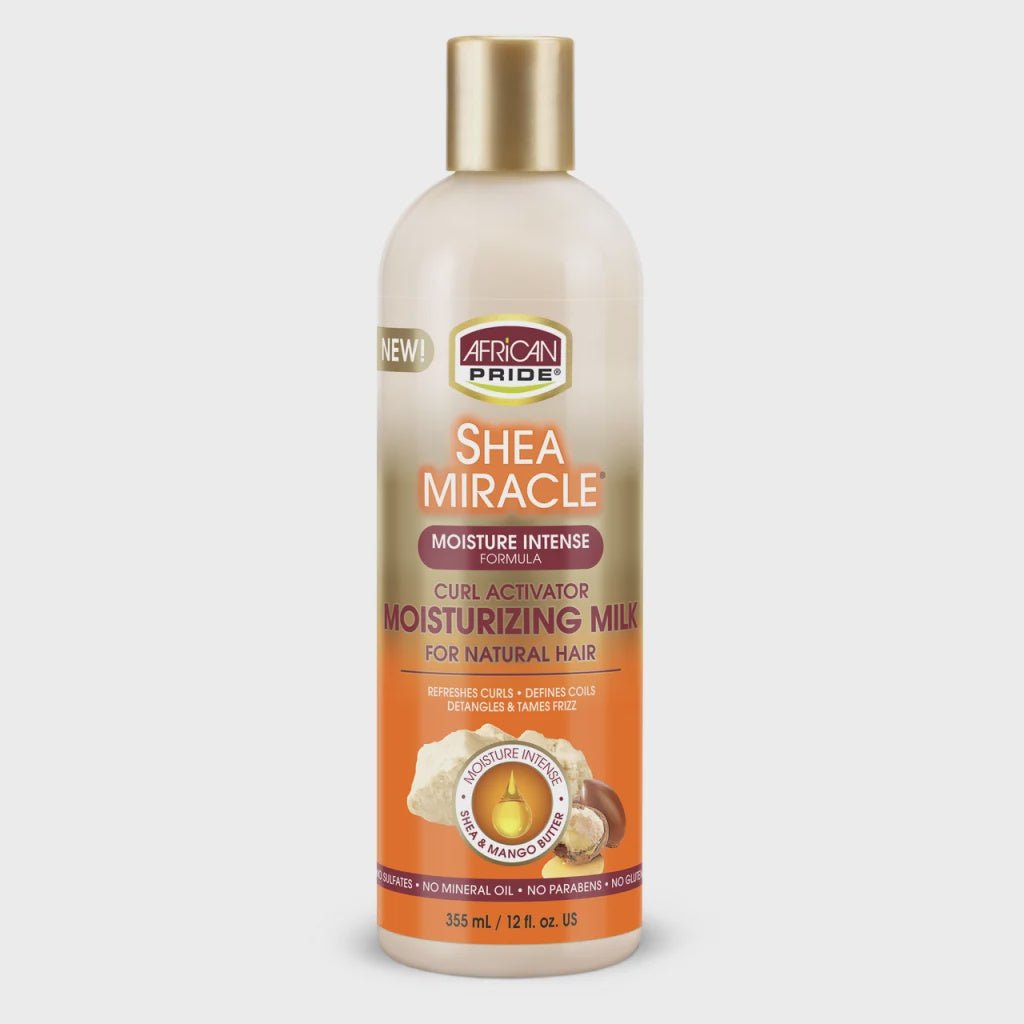 African Pride Shea Miracle Curl Activator Moisturising Milk 12oz