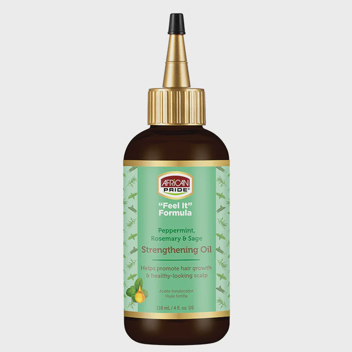 African Pride Rosemary & Sage Peppermint Strengthening Oil 4oz