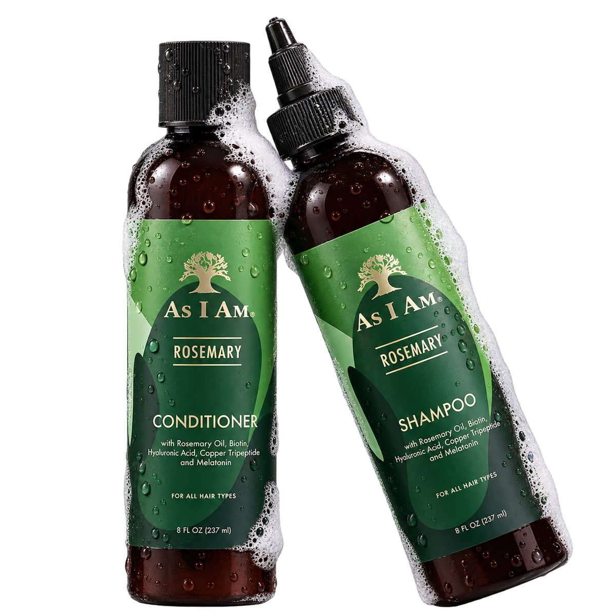 As I Am Rosemary Shampoo & Conditioner Bundle Set