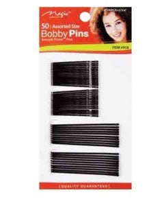 Magic 918BLK 50 Assorted Bobby Pins