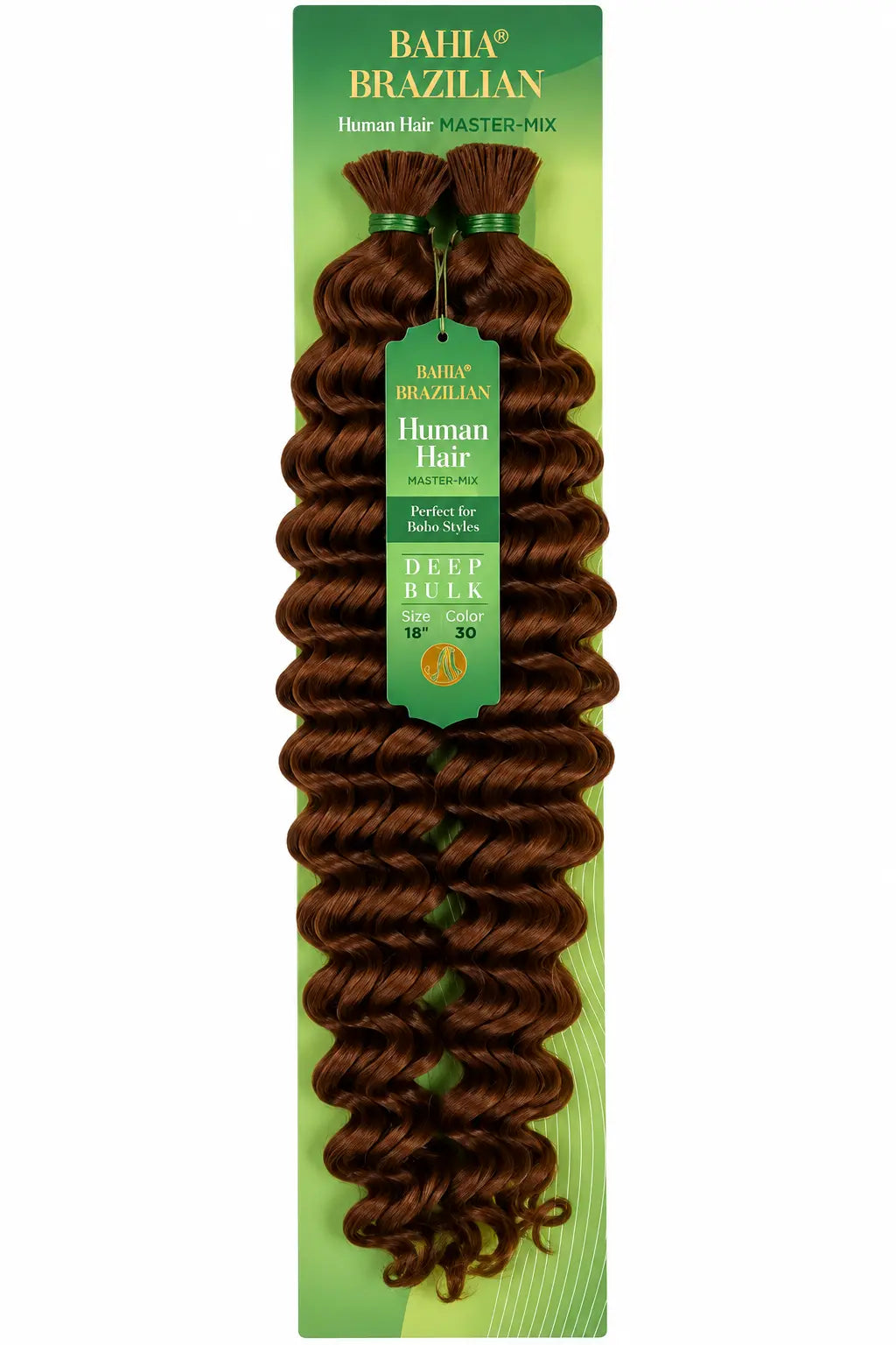 Baha Brazilian Deep Bulk Human Hair Master Mix Crochet Hair