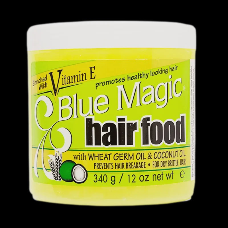 Blue Magic Hair Food with Wheat Germ Oil & Coconut Oil 12oz