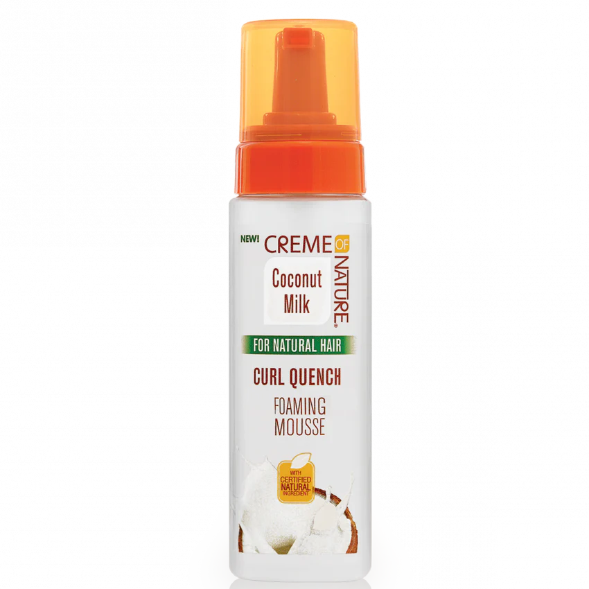 Creme of Nature Coconut Milk Curl Quench Foaming Mousse 7oz