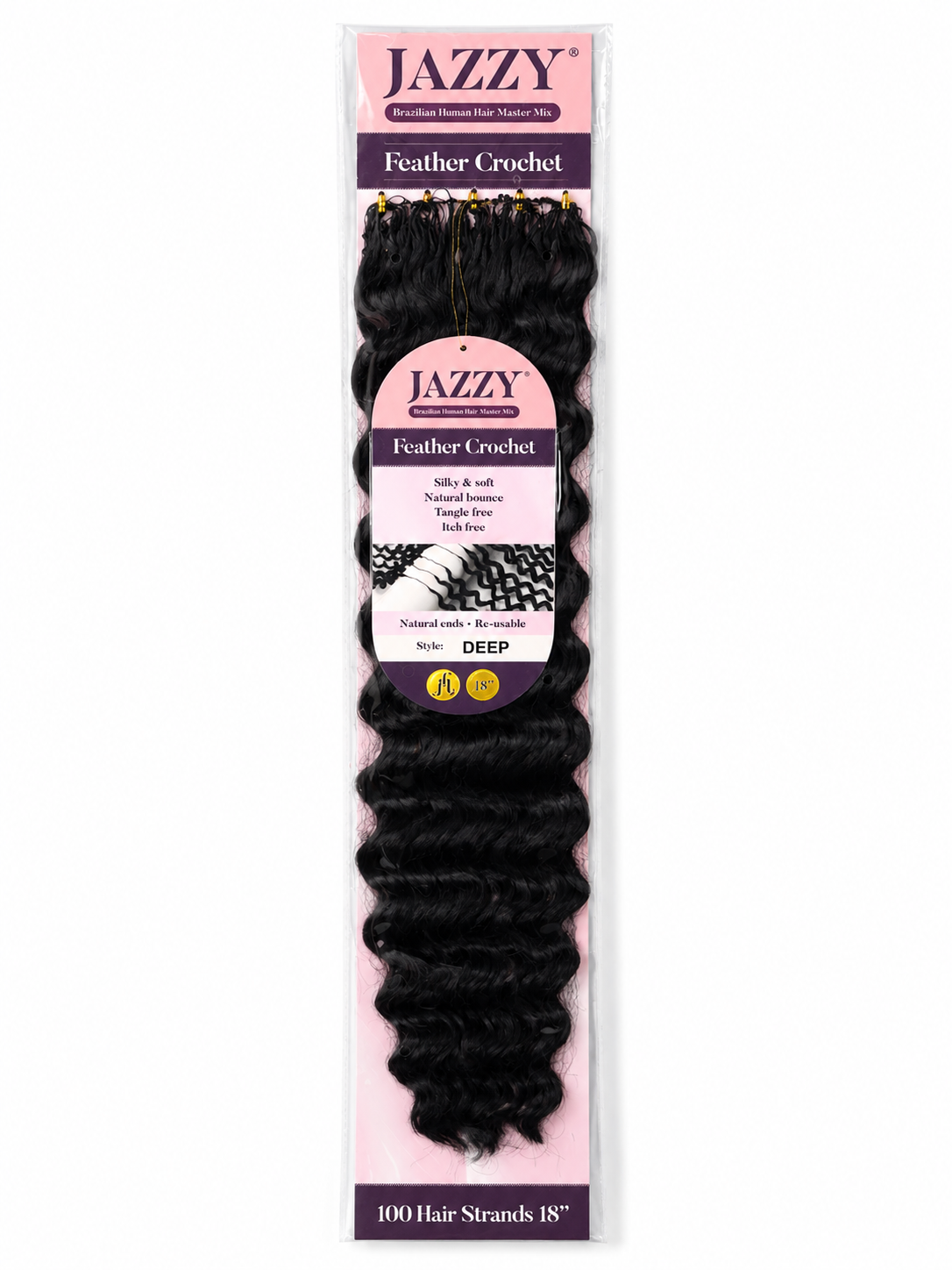 Brazilian Human Hair Deep Feather Master Mix Crochet Bulk