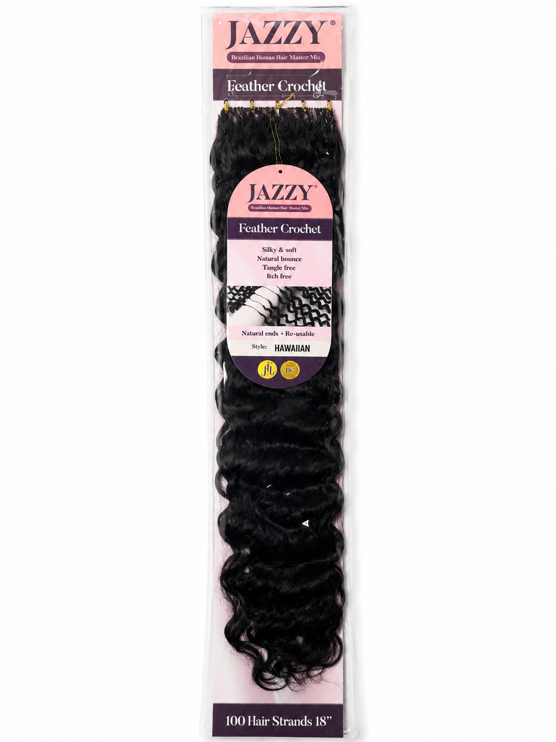 Brazilian Human Hair Hawaiian Feather Master Mix Crochet Bulk