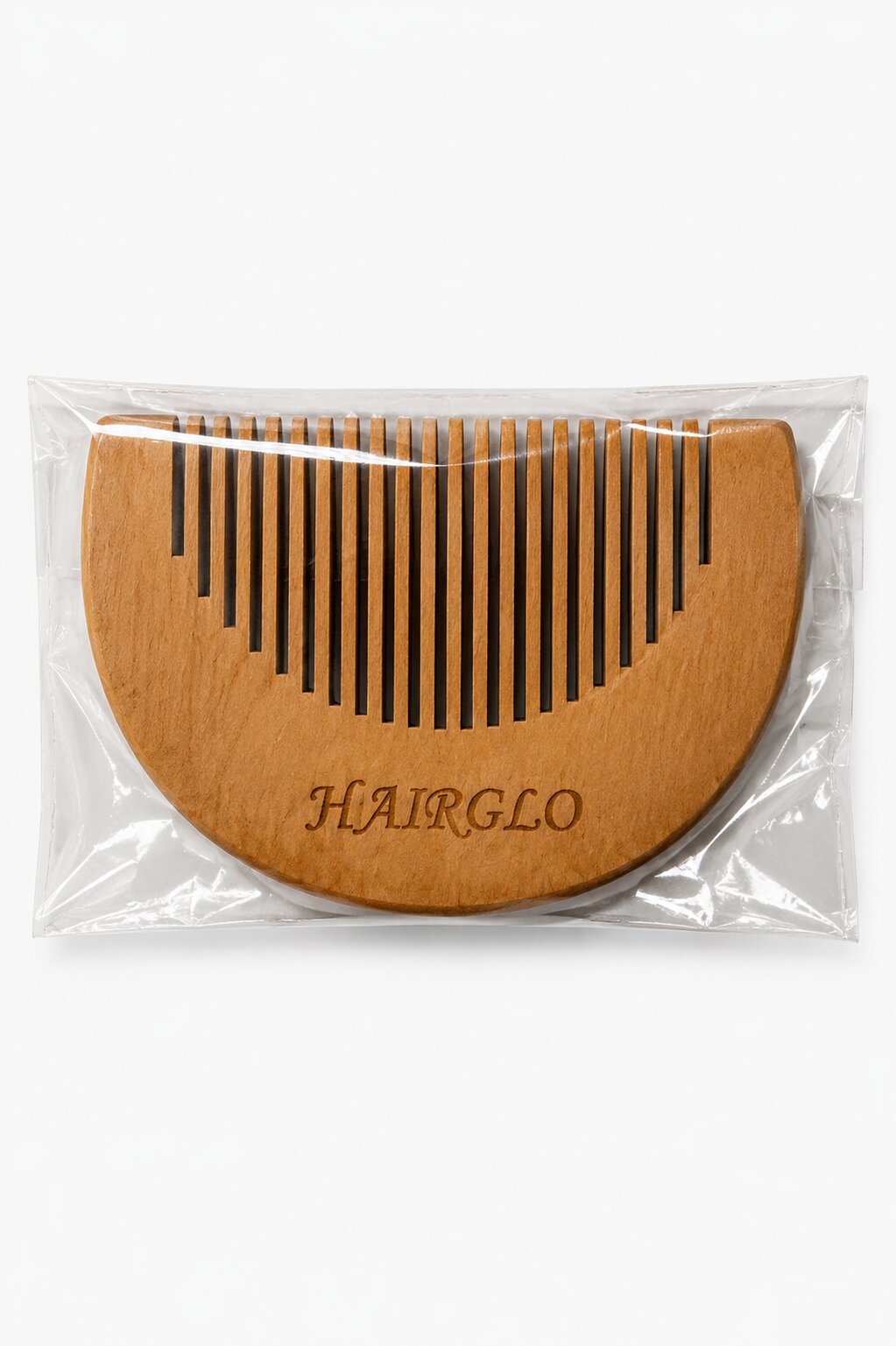 Hairglo Wooden Hair & Beard Comb