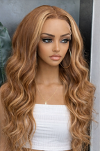 Bombshell Blonde Lace Frontal Body Wave Virgin Hair Wig | HAIRGLO
