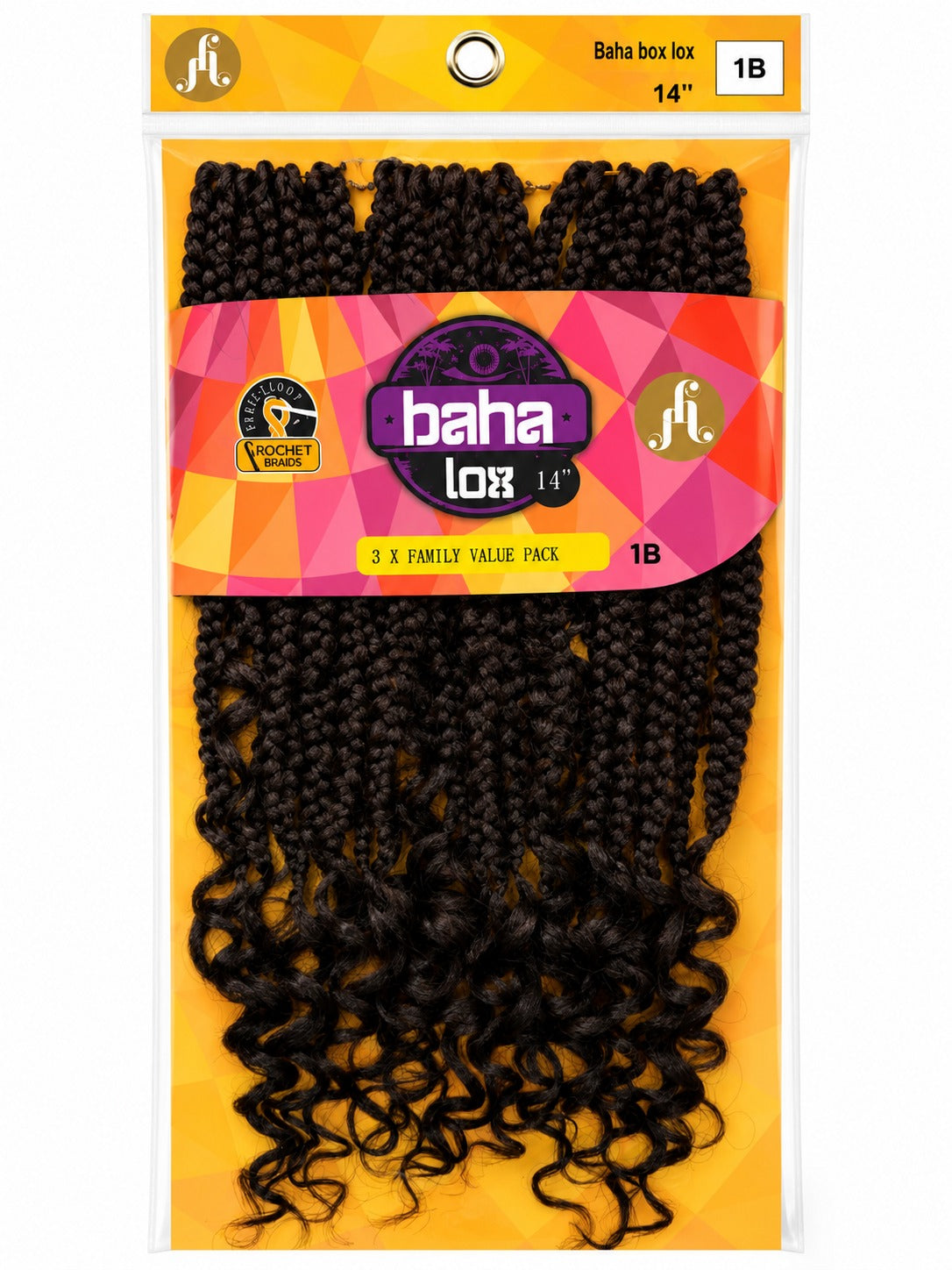 Baha Braid Lox Pre-Looped Crochet Braid