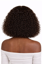 Deep Wave Transparent Lace Virgin Hair Closure Wig | HAIRGLO