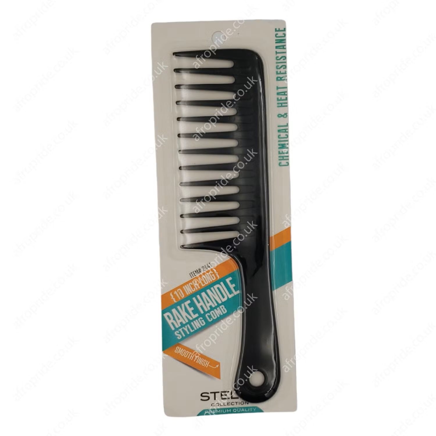 2441Q 10"Long Rake Handle  Hair Comb