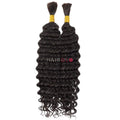 Deep Wave Human Hair Bulk for Boho & Goddess Braids | HAIRGLO