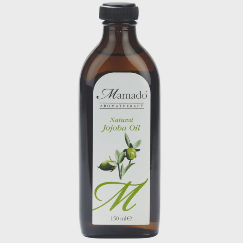 Mamado Natural Jojoba Oil 150ml for natural hair care, scalp nourishment, moisture for curly, coily and afro hair types