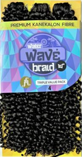 Water Wave Braid Crochet Hair (Triple Pack)
