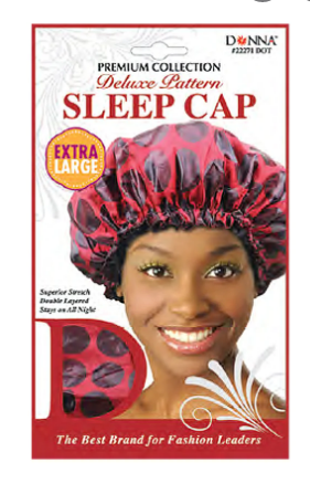 Donna Deluxe Pattern Sleep Cap 22271DOT
