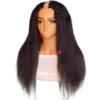 Kinky Straight Virgin Hair U-Part Wig | HAIRGLO