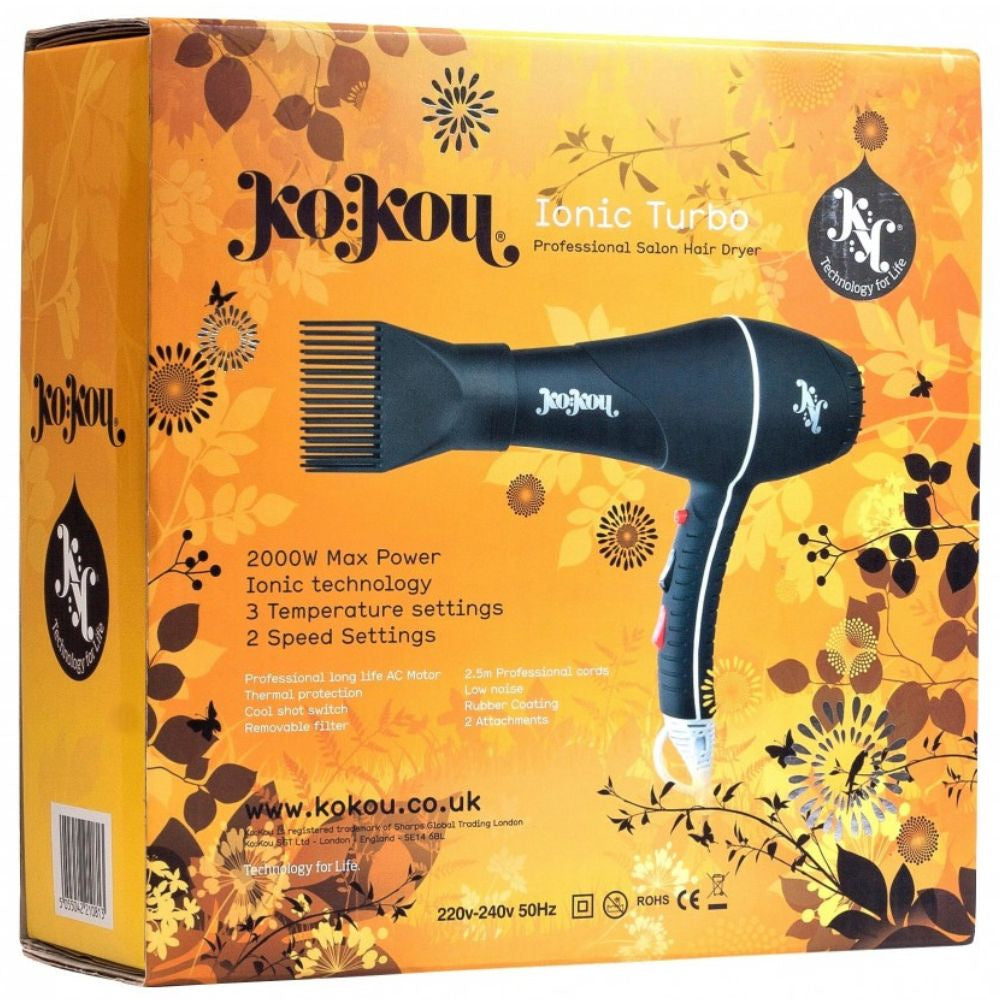 KoKou Ionic Turbo Hair Dryer 2000W