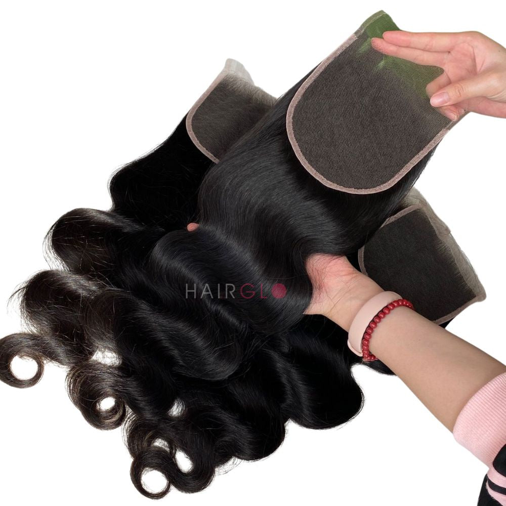Body Wave Transparent Lace Virgin Hair Closure | HAIRGLO