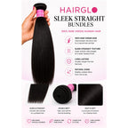 Straight Virgin Hair Bundles | HAIRGLO