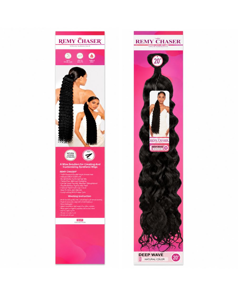 Remy Chaser Deep Wave Weaving Hair