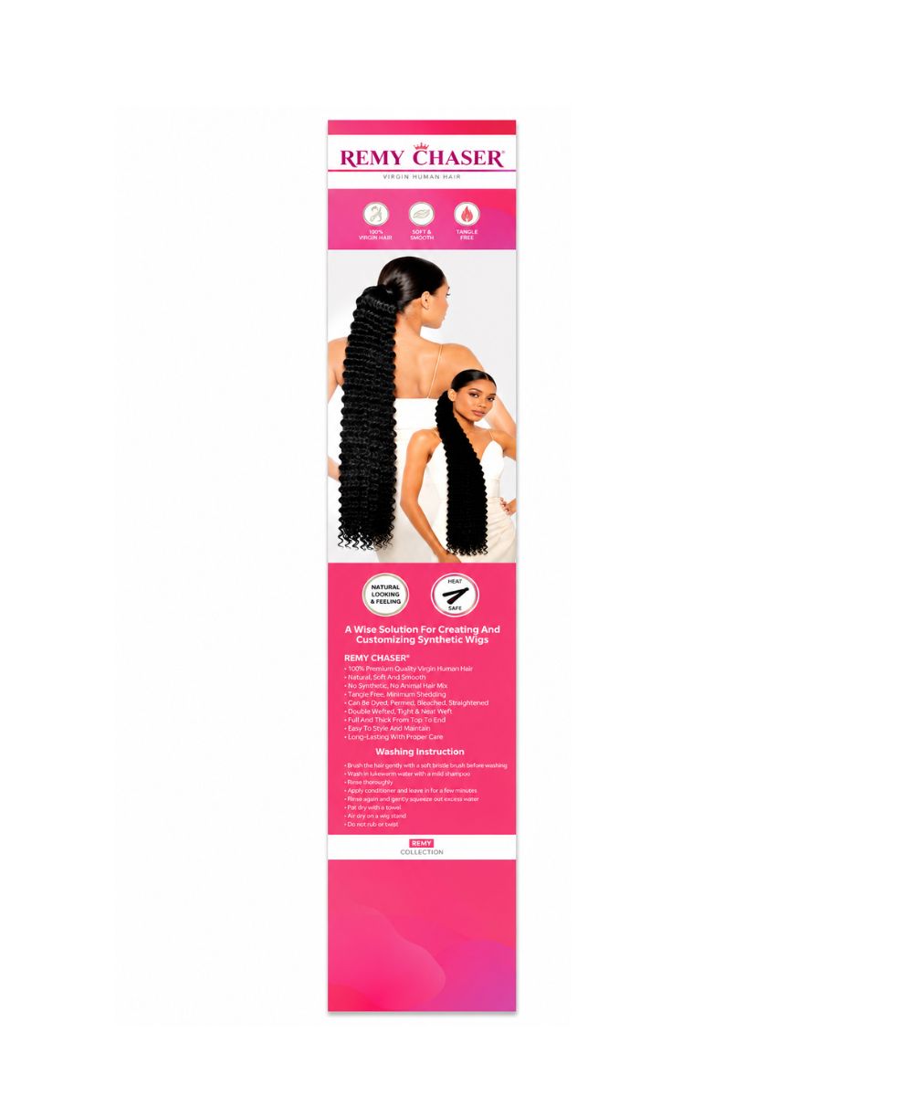 Remy Chaser Deep Wave Weaving Hair