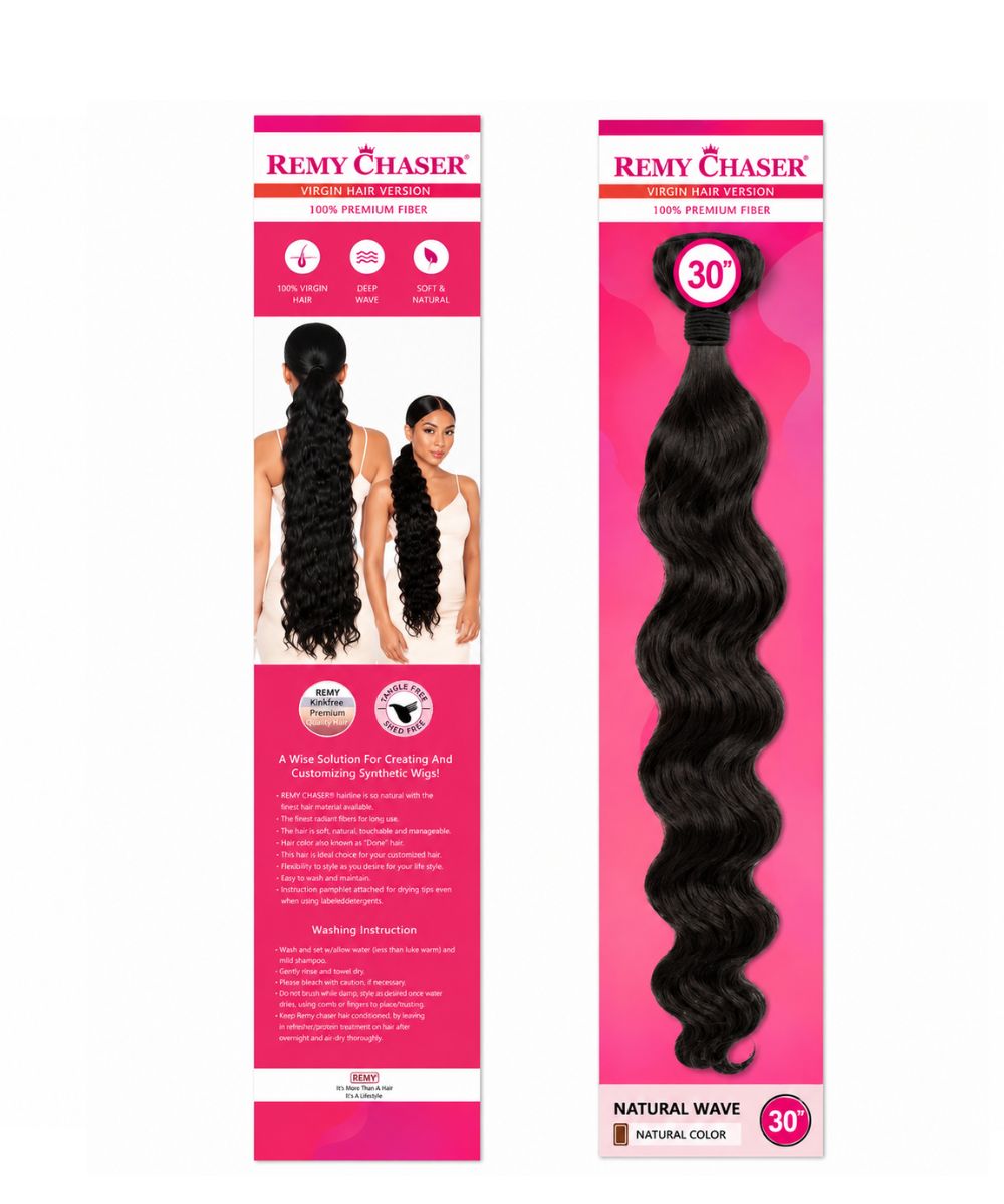 Remy Chaser Natural Wave Weaving Hair