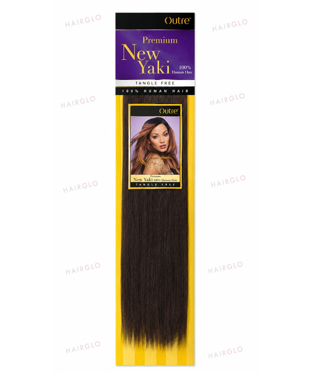 Outre Premium New Yaki Straight Weave | 100% Human Hair