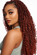 Urban Braid Aruba Twist Curl pre-looped crochet hair extensions for protective styles, lightweight twists for natural, afro and curly hair