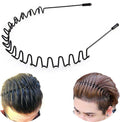 Slick-Back Syling Staggered Metal Wire Headband