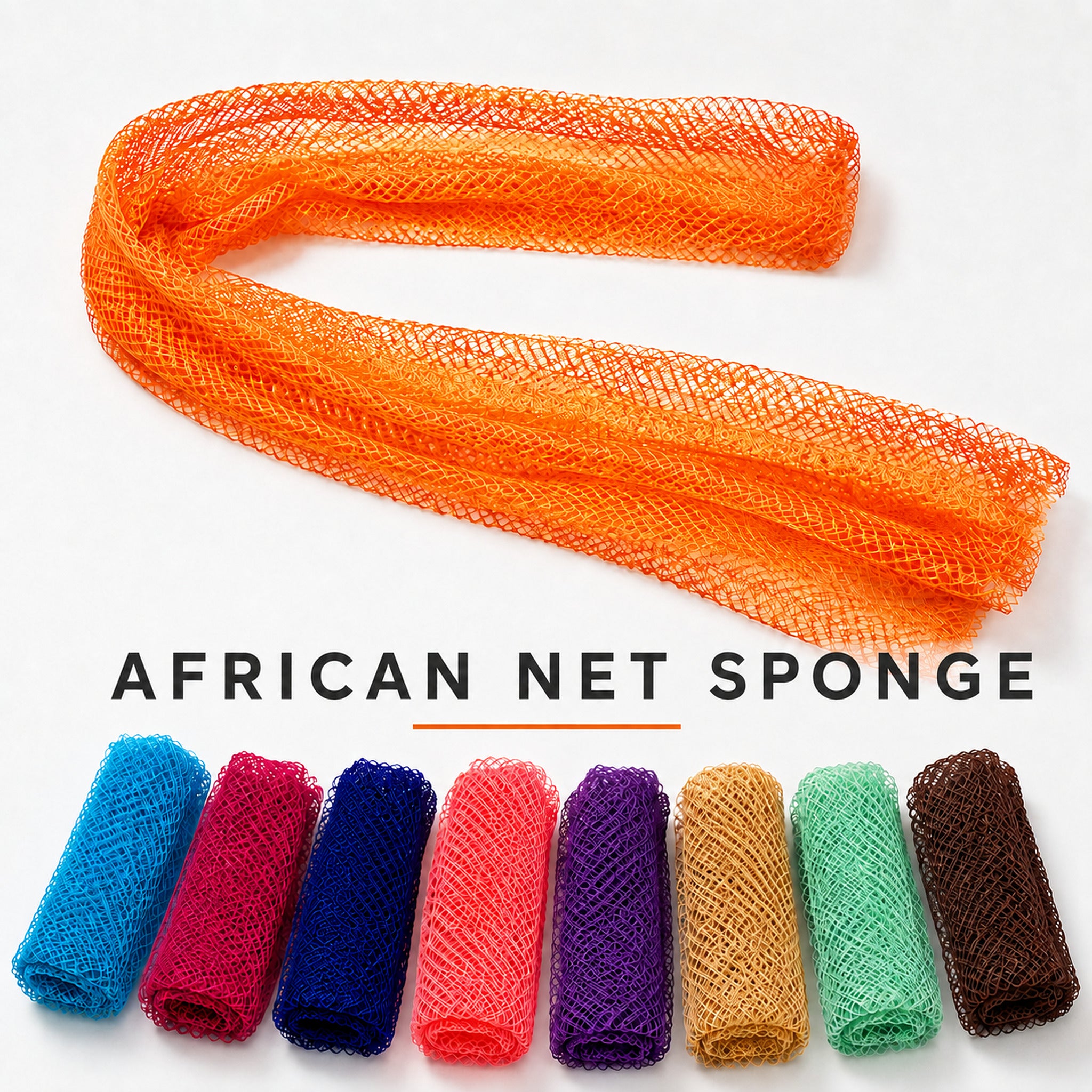 African Exfoliating Net Sponge