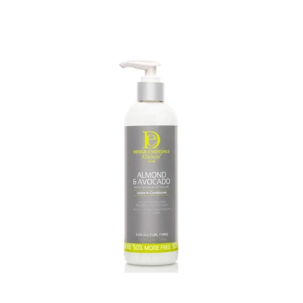 Design Essentials Almond & Avocado Moisturising & Detangling Leave-In Conditioner 12oz