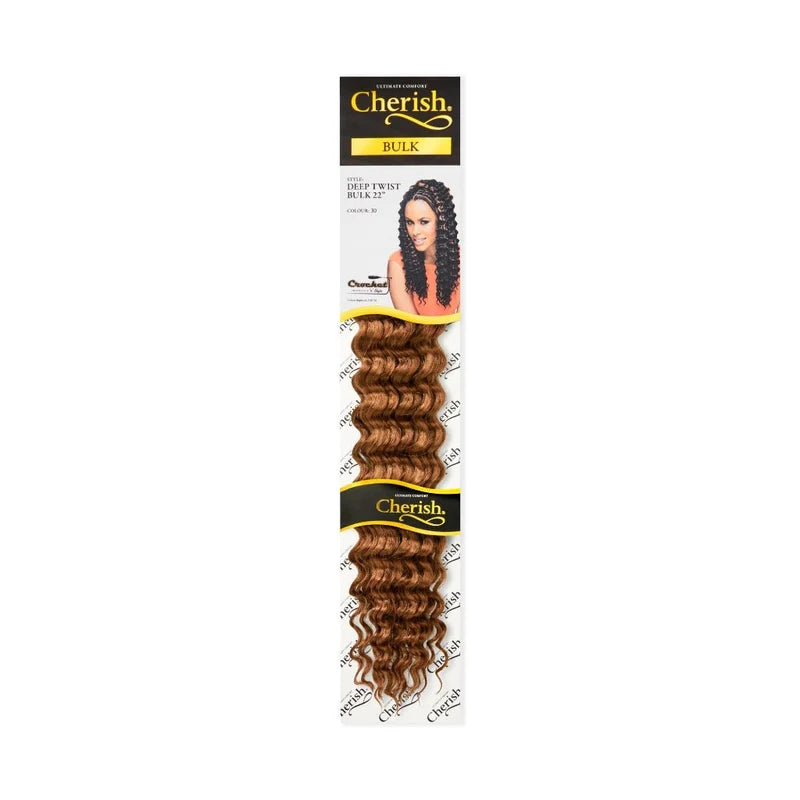 Cherish Bulk Deep Twist Braiding & Crochet Hair 22"