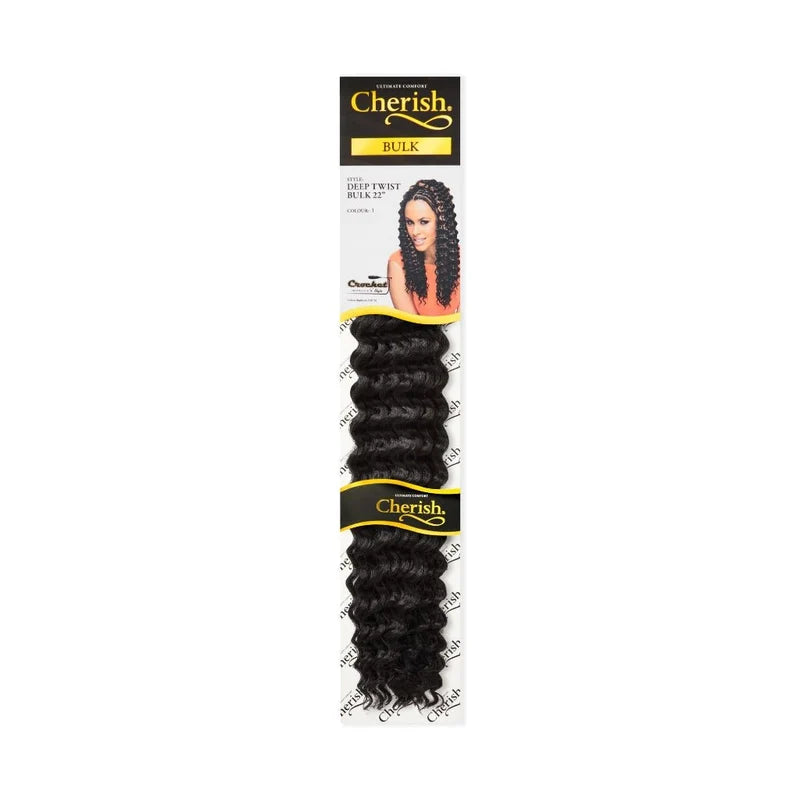 Cherish Bulk Deep Twist Braiding & Crochet Hair 22"