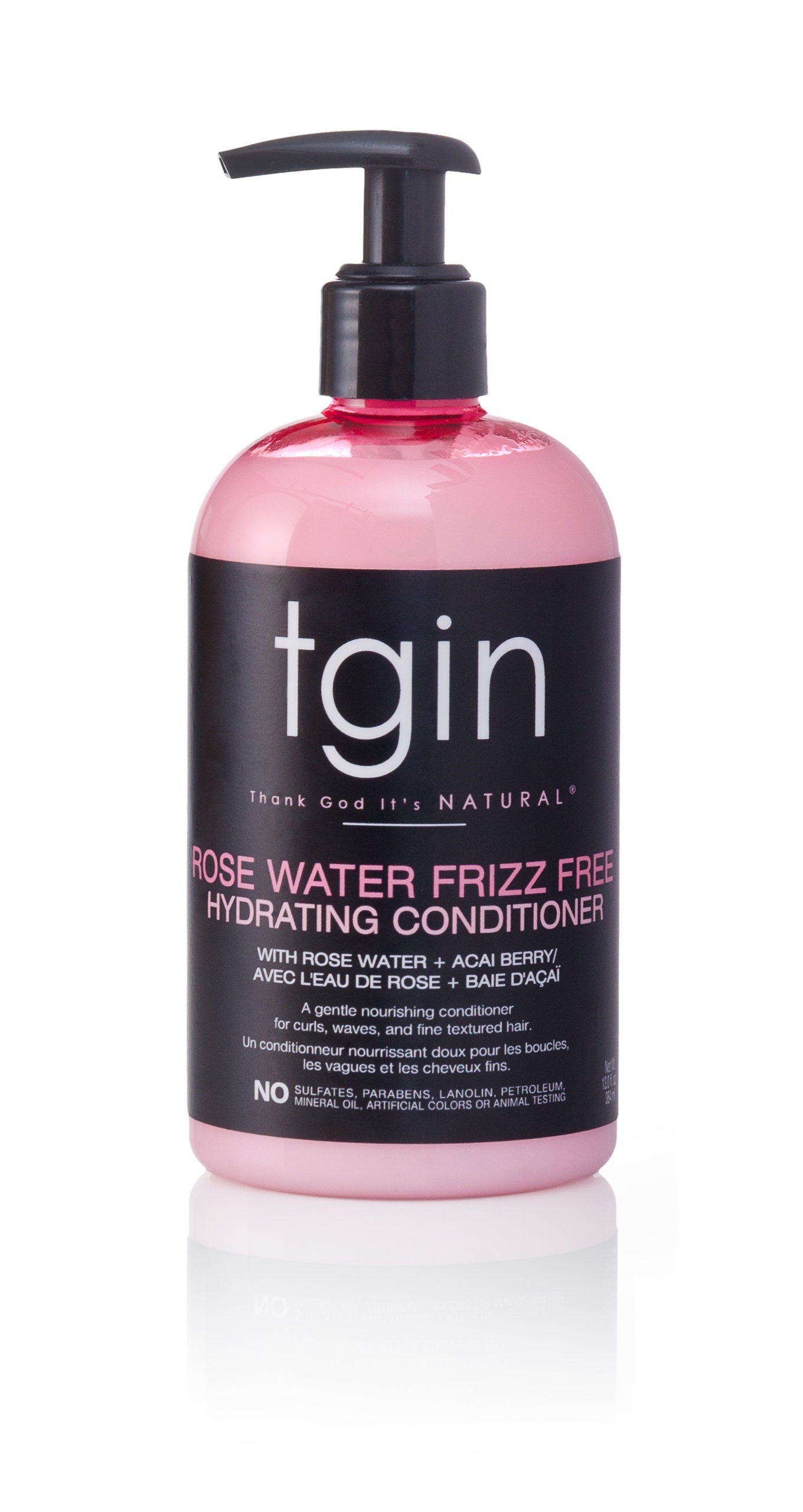 TGIN Rose Water Frizz-Free Hydrating Conditioner 13oz