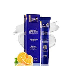 Fair & White Exclusive  Vitamin C Brightening Cream  Jar 6.34oz