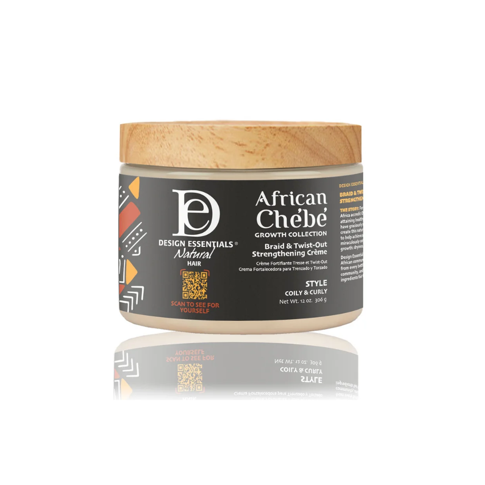 Design Essentials African Chebe Braid & Twist-Out Strengthening Crème 12oz